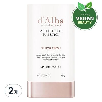 Dalba Air Fit Fresh Sun Stick SPF50+ PA++++, 19g, 2 Units