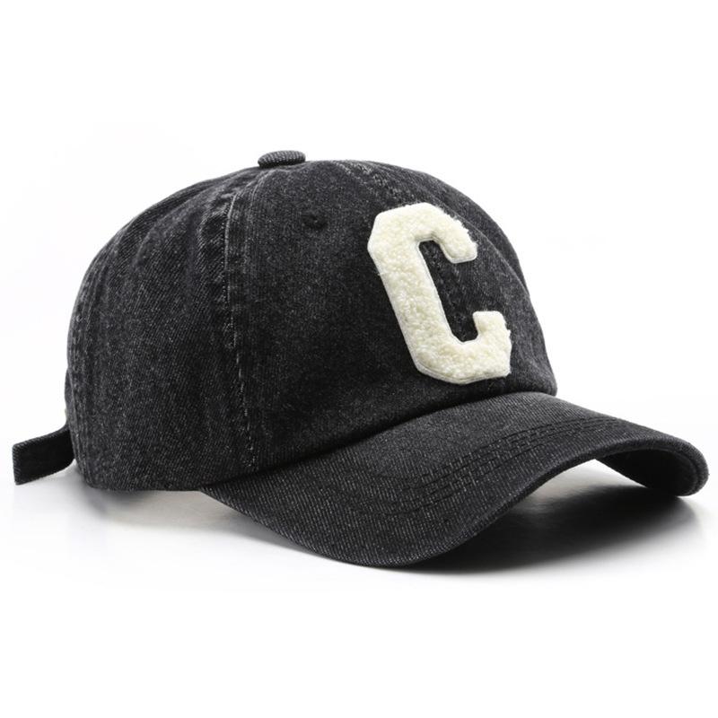 Retro Denim Made Old Baseball Hat Men's Hat Women's Korean Style Trendy Bare Face Japanese Sun Hat Baseball Hat