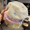 3D Butterfly Mesh Beret Hat For Women Sweet Japanese Style Summer Thin Face Slimming Painter Hat Small Bud Hat