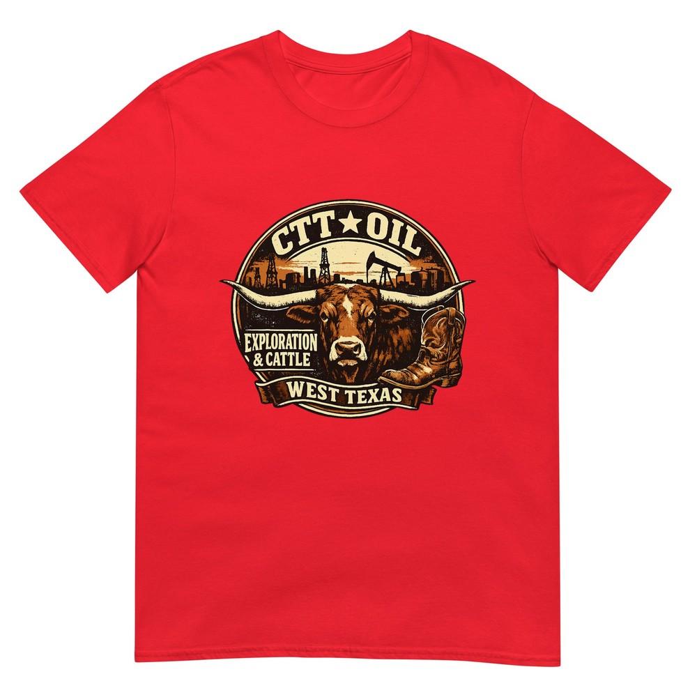 Ctt Oil Exploration Cattle Company Texas TShirt S