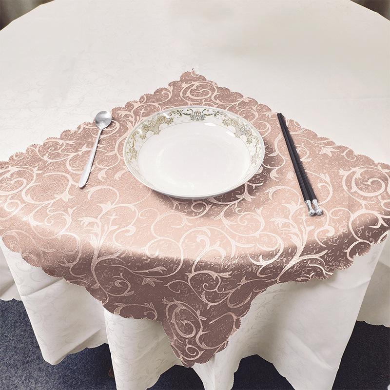 10pcs/lot 48*48cm Table Napkins Square Polyester Fabric For Birthday Christmas Festival Home Hotel Wedding Party Dinner Napkins