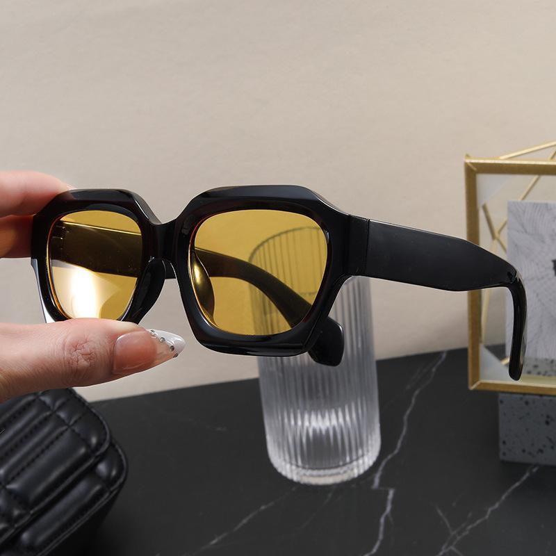 Square Vintage Sunglasses Men Women Brand Designer Irregular Sun Glasses Fashion Retro Outdoors Shades