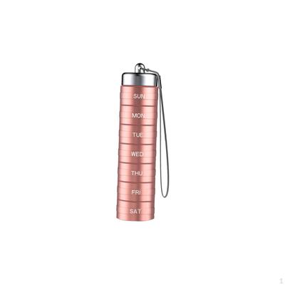 7 Compartment Pill Organizer for Travel And Outdoor Activities