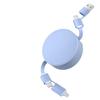 100W Rotating Telescopic 4-in-1 PD Fast Charging Cable with Custom Logo