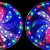 12V Colorful Windmill LED Car Strobe Decorative Lights Exterior Modification For Kart Bumper Car Truck Universal Styling