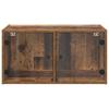 Wall Cabinets 2 pcs Reclaimed Wood Look 68 x 37 x 35 cm Particleboard