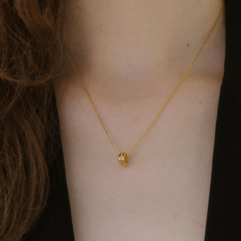 

NORMALLEE [White gold] Horizon Necklace 14k Gold Plated