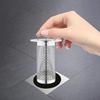 Sink Drain Strainer Stainless Steel Rustproof Fine Mesh Drain Catcher Strainer Basket With Handle Embedded Multifunctional Sink