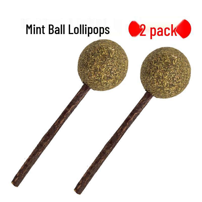YOUNGER PET Catnip & Mint Lollipop Teaser Toy