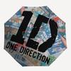 1pc One Direction Music Band Automatic Open/close Folding Portable Umbrella with 8-Rib Structure for Women/Men, All-Season Use  A0901109