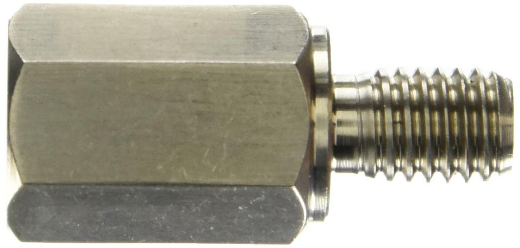 Tanax SS-1 Motorcycle Mirror Napoleon Slim Stainless Steel Adapter (1 Piece), 0.3 Inch (8 Mm) To 0.3 Inch (8 Mm)