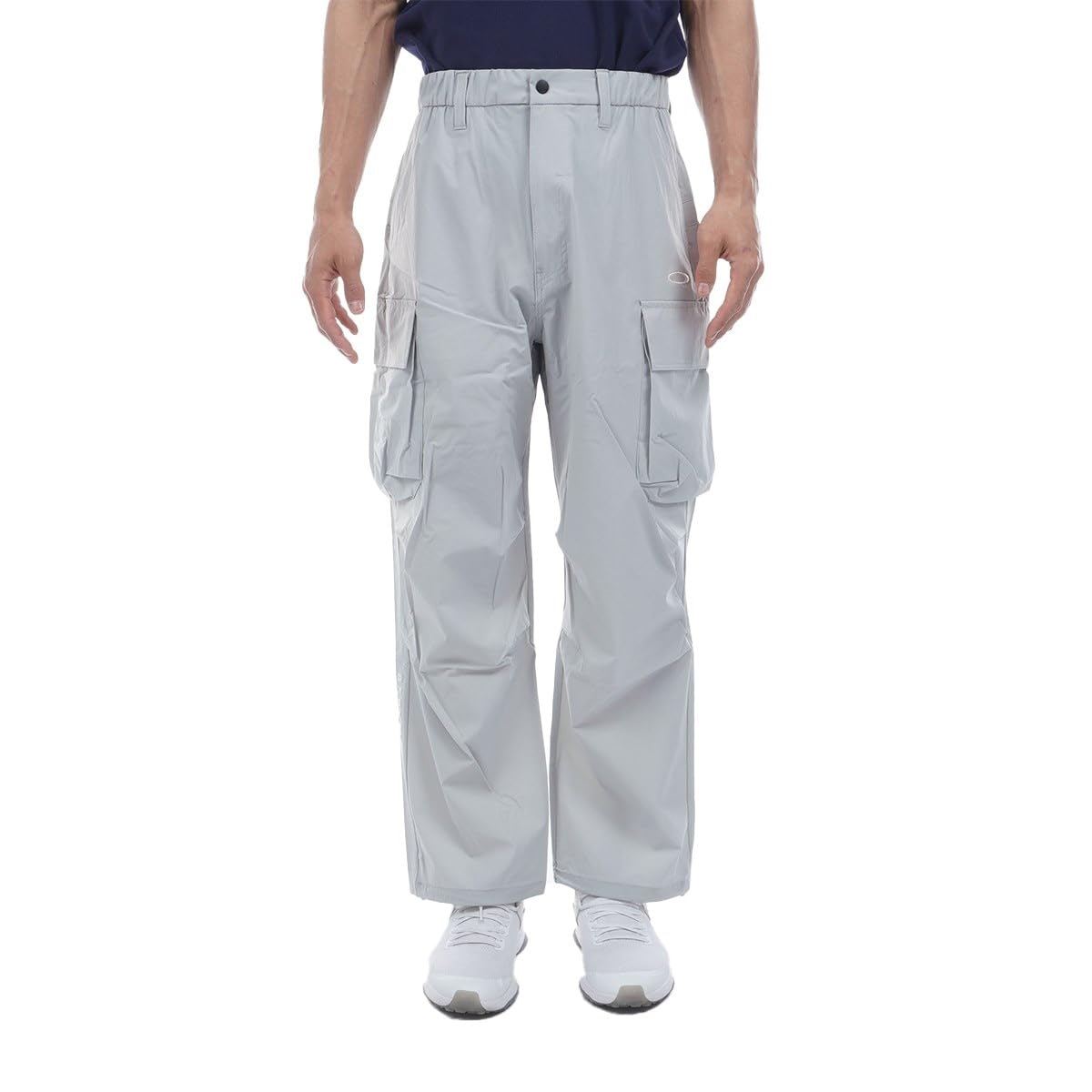 

Oakley Широкие прямые брюки серые среднего размера мужские 2.0 (22П) Сланец, (Японский Л)