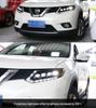 LED Matrix Headlight Assembly with Blue LED and Running Horse Design for 14-16 Nissan X-Trail