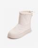 Simplet By Esquire Women Loa Padding Middle Boots Ivory