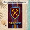 Beach TowelWest Ham United FC Custom Name Text Personalized Soft Towel for Beach Pool Indoor Home Decor Gift