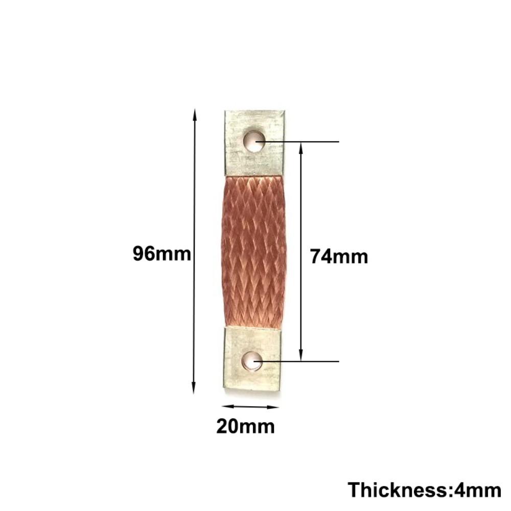 300Ah Battery Cells Connector 74mm Pitch Copper Connecter New Flexible Busbar