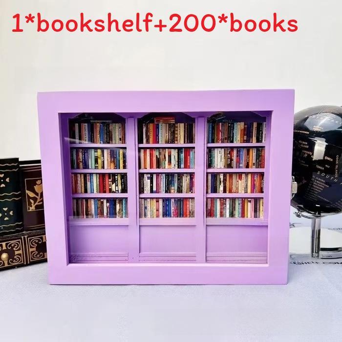 Original Anxiety Bookshelf Wooden Organizer For Stress Relief And Giftgiving