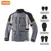 FEHER Autumn Winter Motorcycle Touring Suit Man Waterproof Removable Liner Motorbike Adventure Suits Breathable Warm Riding Sets