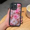 Literary painting small floral flower for iPhone11/12/13/14/15/16PRO MAX mobile phone case