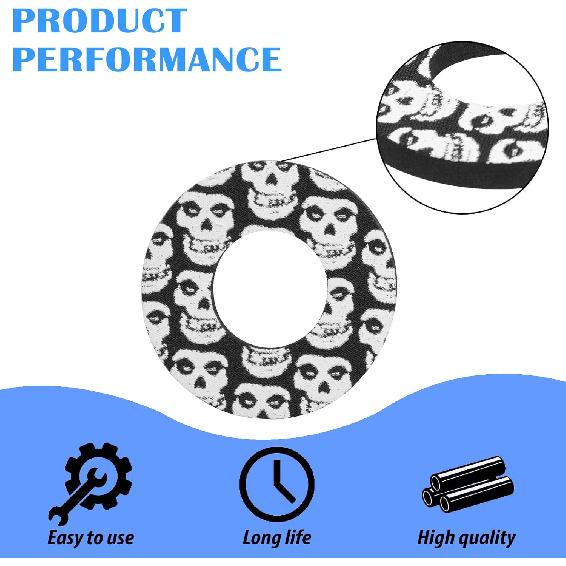 PRO CAKEN Non-Slip Moto Grip Donuts Fit for MX ATV Donuts Handlebar Grips Dirt Bike Quad Bicycle Grip Donuts Handlebar Accessories Unique Hand Grip
