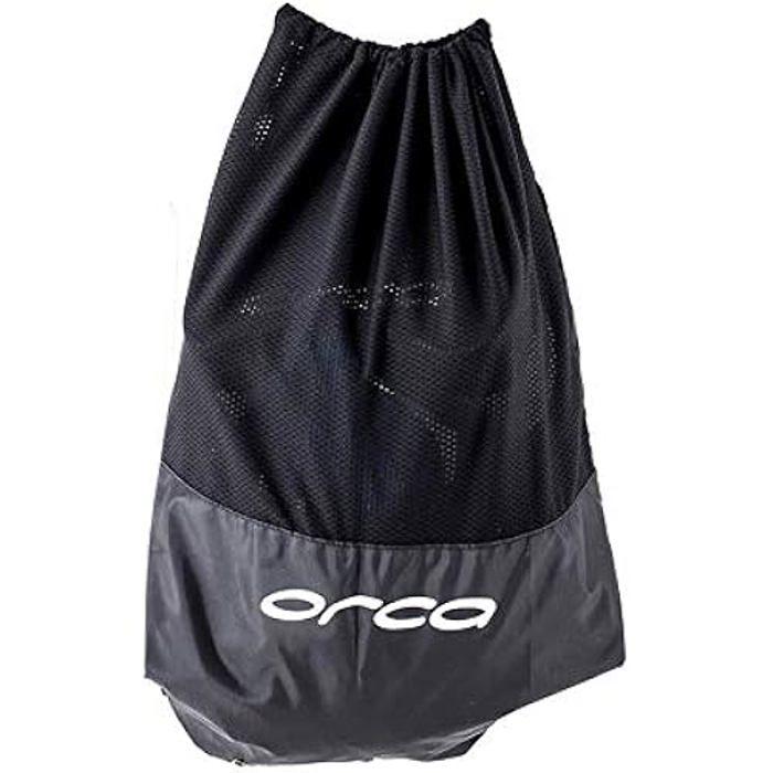 

Sac de bain - ORCA - Mesh Swim Bag - Imperméable - 48 cm x 36 cm - Design élégant noir et blanc чорний