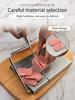 Stainless steel blade cheese bread cutter, cheese butter calibrated slicer, small kitchen baking tool