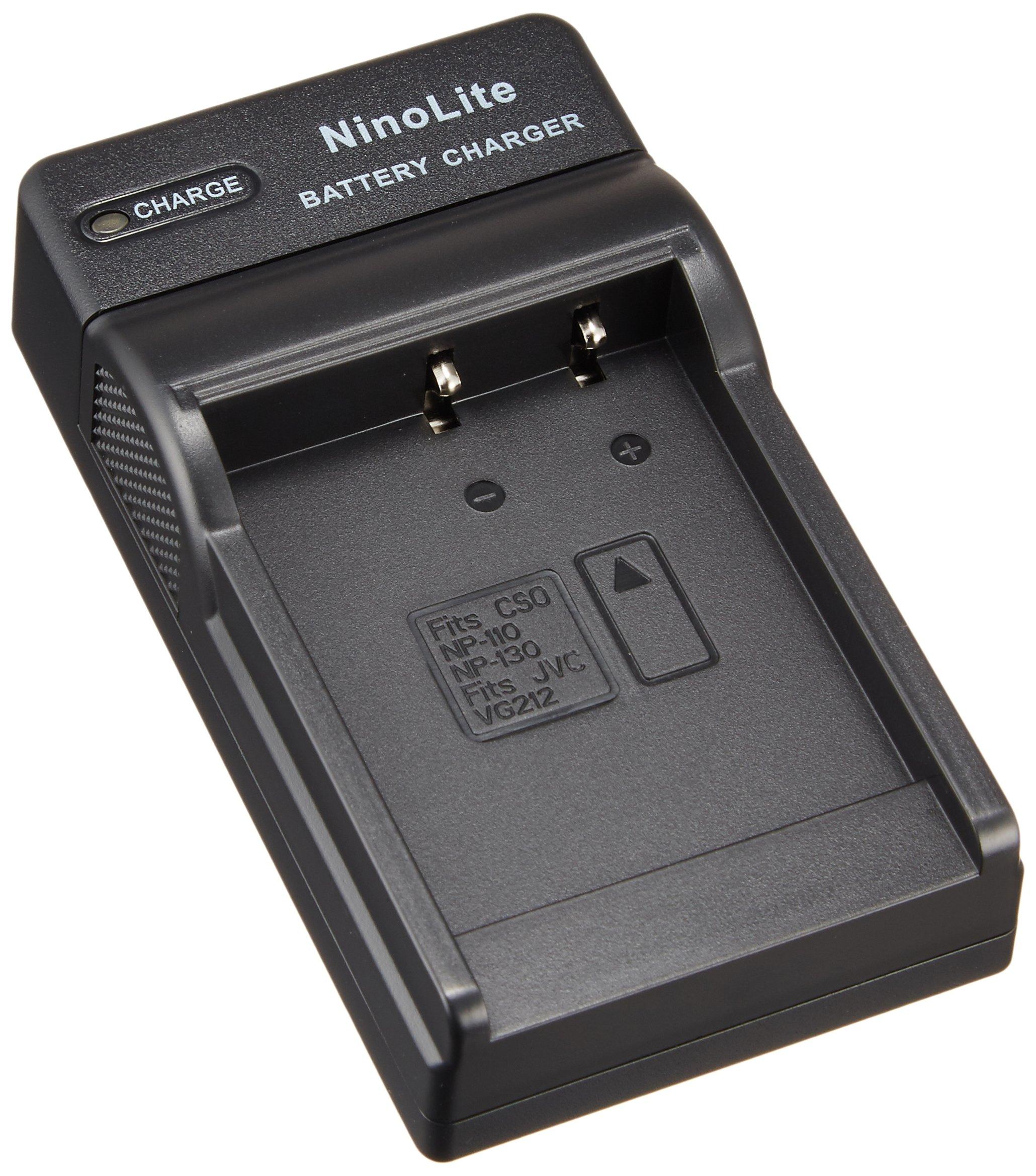 

Зарядний пристрій USB NinoLite, сумісний з Casio та DC104/K4/A NP-110, NP-130, NP-130A