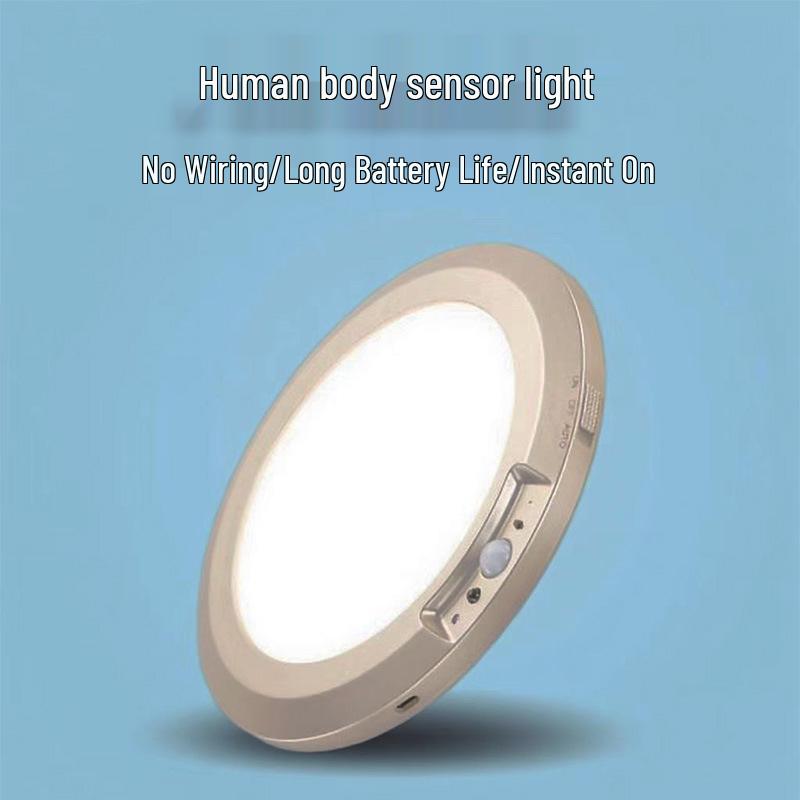 

Потолочный светильник с датчиком движения для дома и гаража - Ночной атмосферный светильник 3W White (5000mAh battery)