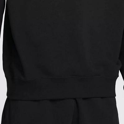 Sweatshirts Men's Black Crew Neck Moderate HV1739-010