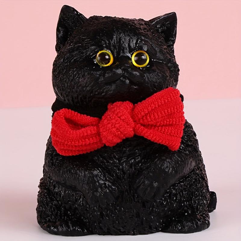 Handmade Cute Small Cat Taba Squishy Toys Stress Relief Ornaments Decompression Soft Sensory Squeeze Fidget Toy For Adults Kids