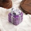 Purple Color Christmas Tree Ornaments Plastic Material Christmas Spheres  Holiday Decor