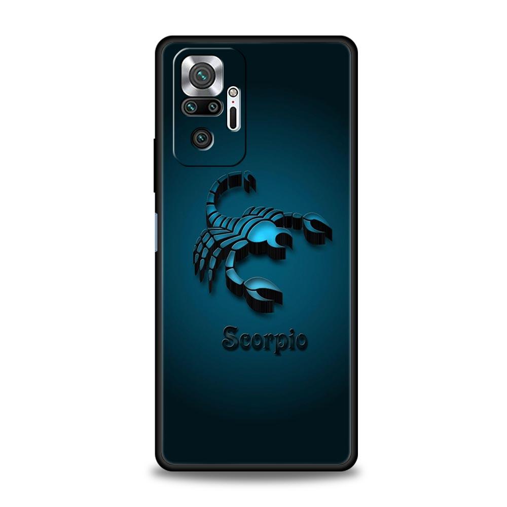 

Cartoon Scorpion Phone Case For Xiaomi Redmi Note 14 13 5G 10 11 12 Pro Plus 4G 14C 13C 12C 10C Black Cover Redmi Note 10Pro