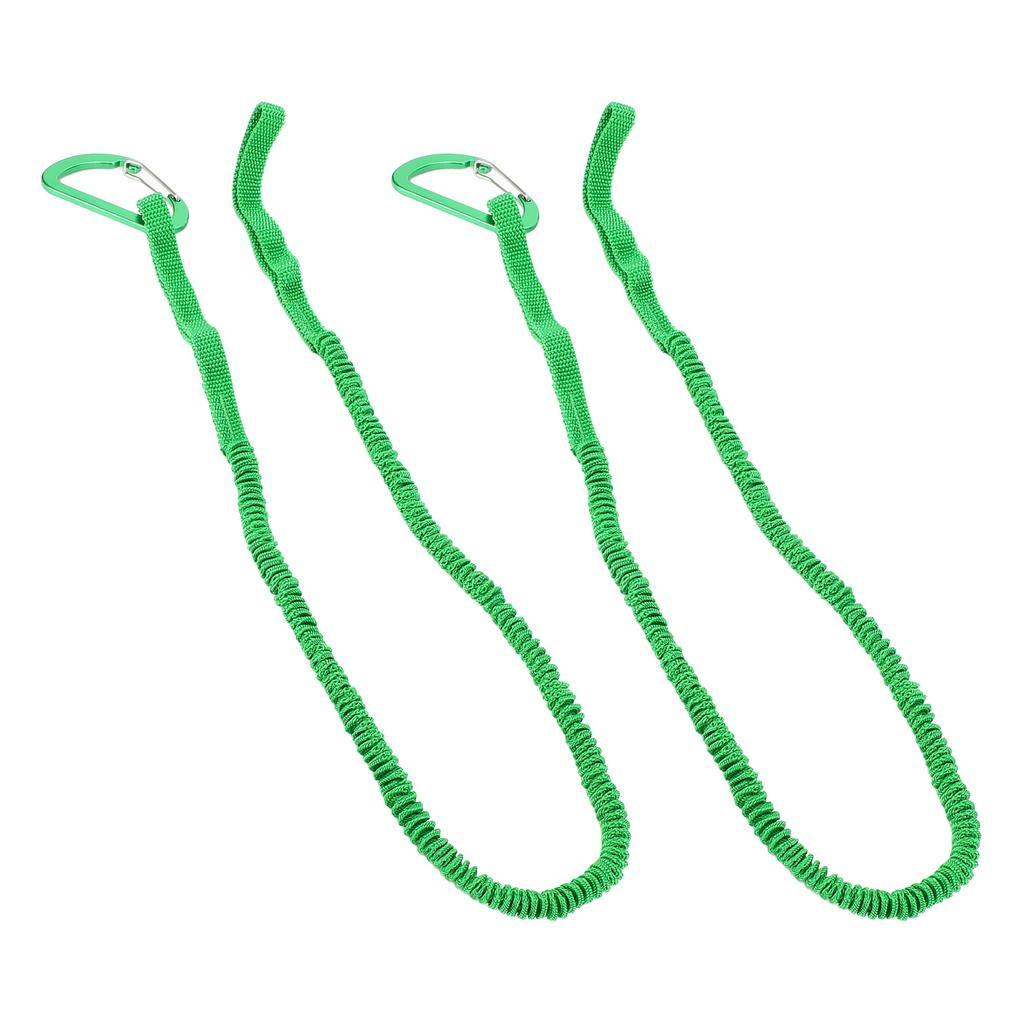 2pcs Kayak Paddle Leash Stretchable Strap Lanyard Rope for Kayaking Boating Canoeing Fishing Pole