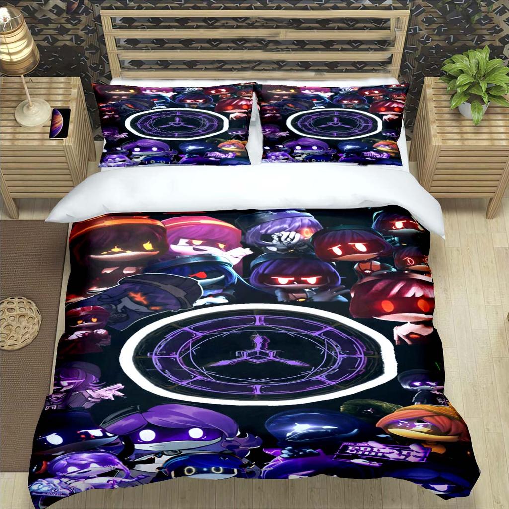 Comforter Fashion Cartoon Murder Drone Print Bedding Set Comforter Bed Youth Kids Girl Boys Luxury Birthday Gift