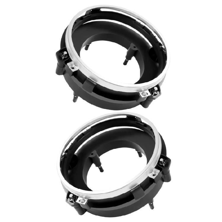 1 Pair Headlight Bulb Brackets Buckets Replacement Accessories 110383 Front Head Light Bulb Bracket Bucket Black