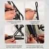 Universal Metal Rear Bike Rack For Mountain And Road Cycles With 55Lbs Load Capacity