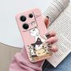 Case For Redmi Note 13 Pro 4G 5G Cute Heart Flower Back Cover Soft Silicone Matte Protective Fundas For Redmi Note13 Pro Bumper