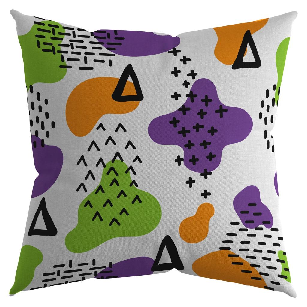 Geometric Simple Print Pillowcase Car Ornaments Office Living Room Home Pillowcase