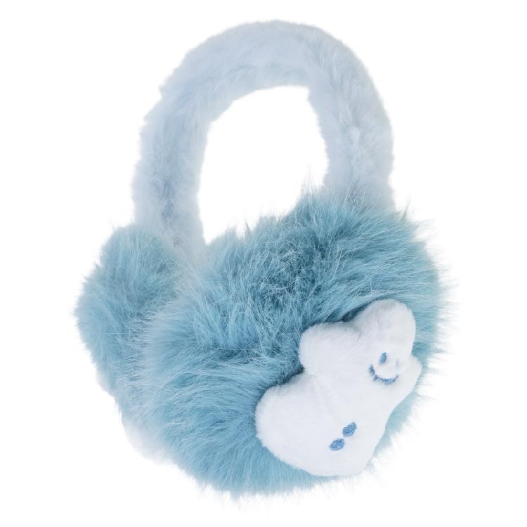 

Lovely Plush Ear Protectors with Snowman Design Winter Activity Ear Warmers Sport Gear For Adult Outdoor Skiing Hiking синій