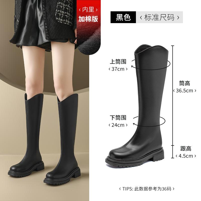 Augustine British style boots women's autumn 2025 new trend Martin boots retro street style knight boots