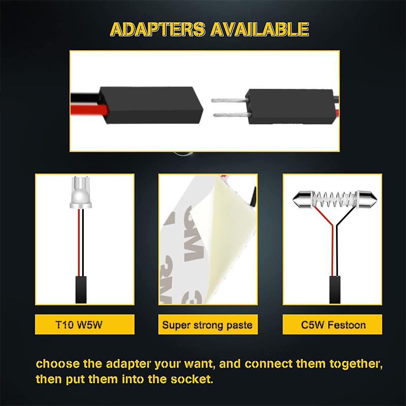 1/4/10 BUC Becuri LED C5W Feston 31mm 36mm 39mm 42mm T10 W5W Lumină LED COB 12V 6500K Alb Lămpi LED Dom Interior Auto Lectură Portbagaj