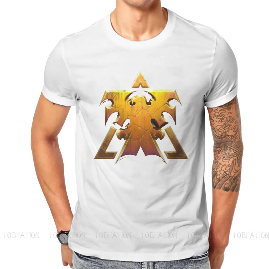 Starcraft Spiel Terran Logo T-Shirt Klassisch Grunge Hohe Qualität T-Shirt Locker Rundhals Herren Kleidung