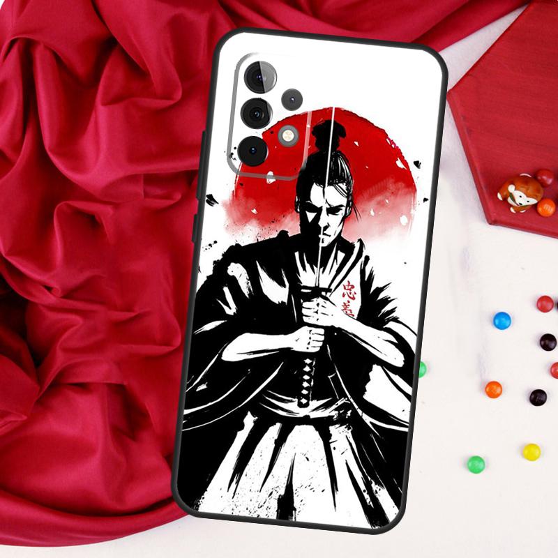 Japan Samurai Ninja For Samsung Galaxy A52 A32 A22 A54 A14 A16 A26 A36 A56 A55 A35 A05 A06 A15 A53 A33 A13 Case