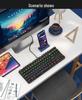 BOW 87-Key Hot-Swappable Mechanical Keyboard with Brown & Red Switches for Gaming & Office.