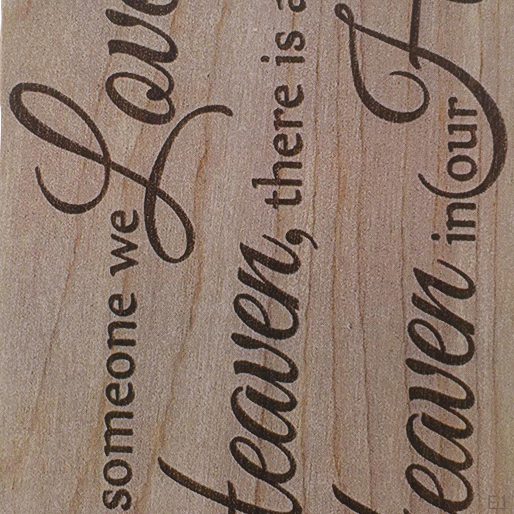 Because Someone We Is In Heaven Hanging Plaque Gift Sign Home Decor