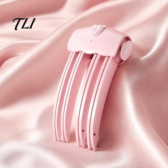 Electric Hair Volumizing Clamp 2Pcs Cordless Heated Volume Clip, Root Lifter Comb for Fine Flat Clip Bangs Styling, USB Rechargeable with