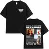 De La Rose Album High Quality Double Sided Print Tshirt Mens Women Aesthetic Oversized Tee Shirts Harajuku Casual Cozy T Shirts