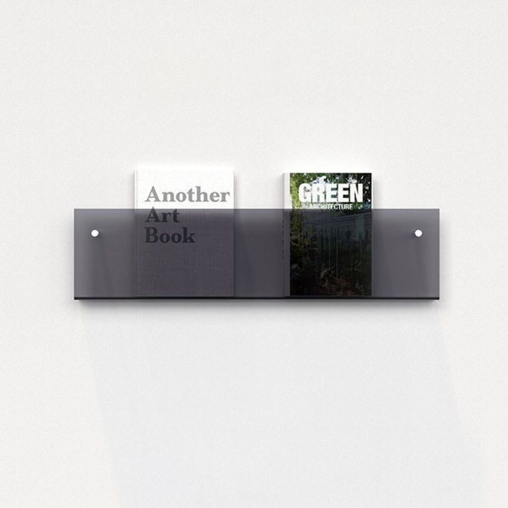 Brochure Holder Magazine Rack Wall Mount Pamphlet Stand Floating Bookshelves  Hang Display