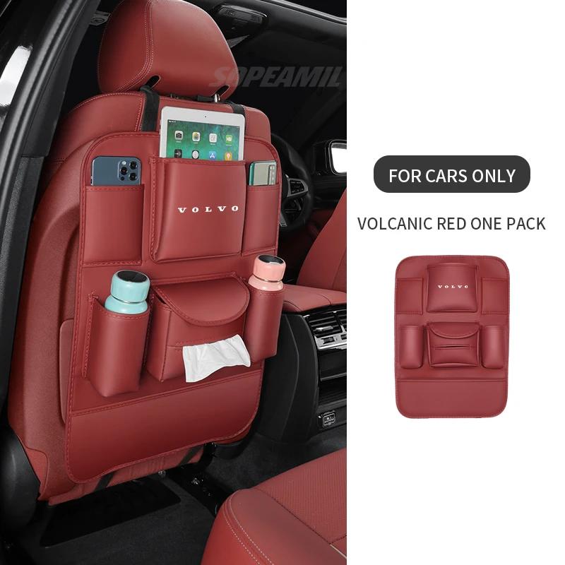 Volvo XC40 XC60 XC70 XC90 V40 V50 V60 V70 V90 S40 S60 S80 S90 C70 Car Seat Back Multi-pocket Storage Bag Seat Rear Anti-kick Pad