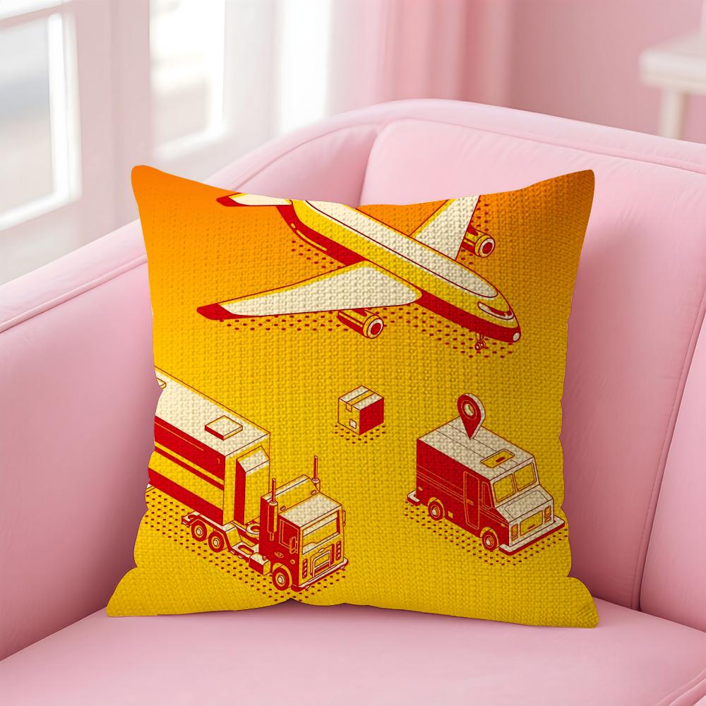 DDHL Hot EExpress Cushion Cover Natural Linen Pillow Case DoubleSided Print Decorative Sofa Pillowcase Home Decor Gift